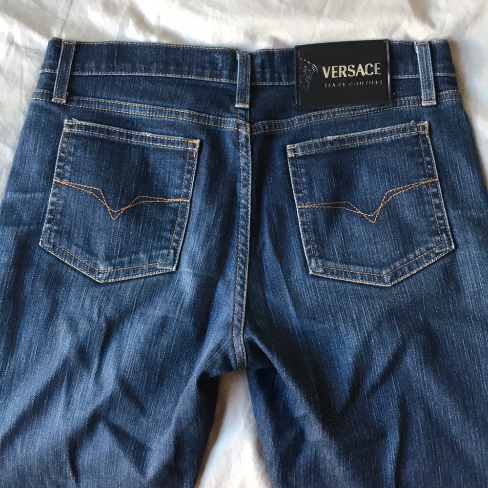 Versace Low Rise Couture Jeans